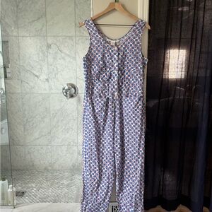 Caron Callahan Checkered Floral romper